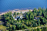 aerial photo, aerial photo, aerial photos, aerial photos, autumn, cabins, drone aerial, drönarfoto, West Bothnia, Yttre Bastufjärden