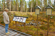attractions, autumn, crater, environment, Herjedalen, meteorite impact, meteorite, aerolith, nature, Tannas