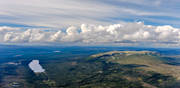 aerial photo, aerial photo, aerial photos, aerial photos, Burusjn, cloud layer, cumulus clouds, Dalarna, drone aerial, drnarfoto, landscapes, mountain, mountain, mountain pictures, Nipfjllet, summer