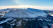 aerial photo, aerial photo, aerial photos, aerial photos, Bydalen, Drommen, drone aerial, drnarbild, drnarfoto, istidslmning, Jamtland, landscapes, mountain, skvalrnna, winter