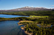 aerial photo, aerial photo, aerial photos, aerial photos, Ann lake, Bunnerfjallen, Bunnerviken, drone aerial, drnarfoto, farm, Jamtland, landscapes, summer