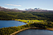 aerial photo, aerial photo, aerial photos, aerial photos, Ann lake, Bunnerfjallen, Bunnerviken, drone aerial, drnarfoto, farm, Jamtland, landscapes, summer
