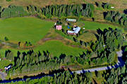 aerial photo, aerial photo, aerial photos, aerial photos, croft hut, drone aerial, drnarfoto, Fagerdal, farms, Jamtland, peralbintorp, smbruk, summer