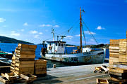 boat, Bohuslän, fish boxes, fishing, fishing, fishing boat, Fjällbacka, old, quay, work