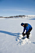 angling, char fishing, drill, fishing, fishing through ice, ice drill, ice fishing, ice fishing, motorborr, spring-winter, trout fishing