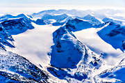 aerial photo, aerial photo, aerial photos, aerial photos, drone aerial, drnarfoto, glacier, glacirer, landscapes, Lapland, Ruopsoktjhkk, winter, hpar, hpartjhkk, par