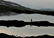 angling, char fishing, fishing, landscapes, Lapland, mountain, mountain fishing, mountain lake, Padjelanta, reel, spin fishing