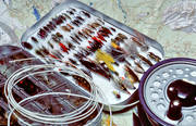 angling, box, fishing, fishing gear, flies, fly box, flyfishing