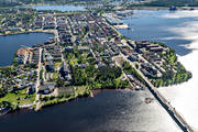 aerial photo, aerial photo, aerial photos, aerial photos, drone aerial, drnarbild, drnarfoto, isbrytare, Lulea, North Bothnia, stder, summer