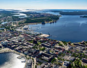 aerial photo, aerial photo, aerial photos, aerial photos, drone aerial, drnarbild, drnarfoto, Lulea, North Bothnia, stder, summer