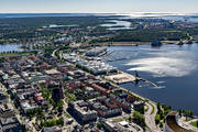 aerial photo, aerial photo, aerial photos, aerial photos, drone aerial, drnarbild, drnarfoto, Lulea, North Bothnia, stder, summer