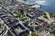 aerial photo, aerial photo, aerial photos, aerial photos, drone aerial, drnarbild, drnarfoto, Lulea, North Bothnia, stder, summer