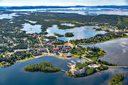 aerial photo, aerial photo, aerial photos, aerial photos, Arjeplog, drone aerial, drönarbild, drönarfoto, Lapland, samhällen, summer