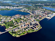 aerial photo, aerial photo, aerial photos, aerial photos, drone aerial, drönarbild, drönarfoto, Lulea, North Bothnia, städer, summer