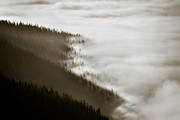 autumn, cloud, fog, haze, Jamtland, landscapes, mountain, mystiskt, nature, view, view, woodland