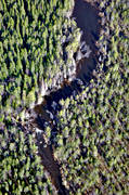 aerial photo, aerial photo, aerial photos, aerial photos, barrage, beaver, beaver creek, beaver dam, creek, damming, drone aerial, drnarfoto, forest creek, forest dying syndrome, forest land, Hallan, nature, woodland