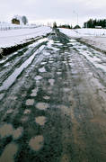 Bydal road, communications, frost damage, gravel road, land communication, road damage, traffic, vehicular traffic