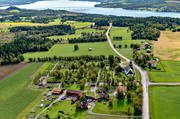 aerial photo, aerial photo, aerial photos, aerial photos, autumn, church, churches, drone aerial, drnarbild, drnarfoto, froso, Froson, installations, Jamtland, Ostersund, samhllen, stder