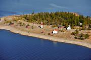 aerial photo, aerial photo, aerial photos, aerial photos, autumn, drone aerial, drnarfoto, Gasoren, landscapes, lighthouse, Skelleftehamn, West Bothnia