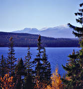 autumn, Gev lake, Jamtland, landscapes, Snasa Mountains