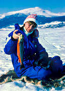 angling, Are, Are lake, Areskutan, char, fishing, fishing through ice, girl, girl, ice fishing, ice fishing, winter fishing, woman