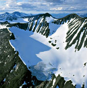 aerial photo, aerial photo, aerial photos, aerial photos, drone aerial, drnarfoto, glacier, Kavapakte, landscapes, Lapland, mountain, national park, national parks, Sarek, summer