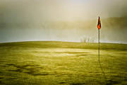 fog, golf, golf course, grass, landscapes, lawn, morning mist, nature, sport, summer, various