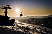 Are valley, Areskutan, gondola, installations, Jamtland, landscapes, lift, mountain, seasons, winter