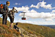 alpine hiking, Are, Areskutan, cableway, gondola, view