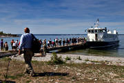 boat, boats, communications, Gotland, nature, sea, ship, Stora Karls, summer, tourism, water, wild-life