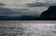 ambience, ambience pictures, atmosphere, backlight, glitter, glittrande, lake, landscapes, Lapland, mountain, mountain, Saggat, summer, vatten, water, waves