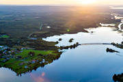 aerial photo, aerial photo, aerial photos, aerial photos, bridge, drone aerial, drnarfoto, Hammerdal, Hammerdalssjn, Jamtland, landscapes, samhllen, summer