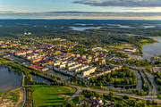 aerial photo, aerial photo, aerial photos, aerial photos, drone aerial, drönarfoto, Hamnplan, landscapes, North Bothnia, Pitea, samhällen, Strömsborg, summer, Sörfjärden