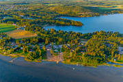aerial photo, aerial photo, aerial photos, aerial photos, drone aerial, drnarfoto, Hemlunda, landscapes, North Bothnia, Pitea, samhllen, summer, Svenskbyfjrden