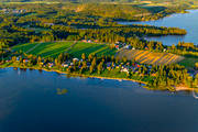 aerial photo, aerial photo, aerial photos, aerial photos, drone aerial, drnarfoto, Hemlunda, landscapes, North Bothnia, Pitea, samhllen, summer, Svenskbyfjrden