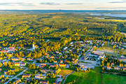 aerial photo, aerial photo, aerial photos, aerial photos, church, churches, drone aerial, drnarfoto, Hortlax, Hortlaxkyrkan, landscapes, North Bothnia, Pitea, samhllen, summer