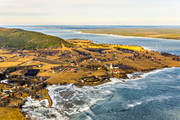 aerial photo, aerial photo, aerial photos, aerial photos, church, churches, drone aerial, drnarfoto, Great Lake, grotta, Hoverberg, Hoverberget, Jamtland, landscapes, spring, spring ice, villages