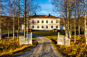 autumn, buildings, farms, herrgrd, house, Husa, installations, Jamtland, landscapes