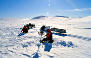 angling, char, Door lake, fishing, ice fishers, ice fishing, ice fishing, snowmobile, Tosssen