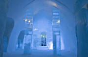 hotell, ice-art, installations, ishotellet, Jukkasjarvi, Lapland, mid-winter, polar night, winter