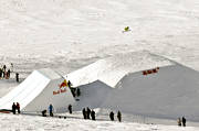 Are, Colby West, down-hill running, jibb, jibber, jon olsson, Jon Olsson Invitational, jump, skier, skies, skiing, sport, super session, winter