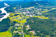 aerial photo, aerial photo, aerial photos, aerial photos, Angerman river, Angermanland, drone aerial, drnarfoto, Junsele, samhllen, summer