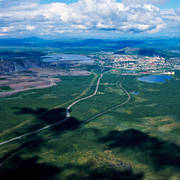 aerial photo, aerial photo, aerial photos, aerial photos, drone aerial, drönarfoto, Kiruna, Lapland, städer