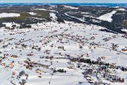 aerial photo, aerial photo, aerial photos, aerial photos, drone aerial, drnarfoto, Jamtland, Klovsjo, samhllen, villages, winter
