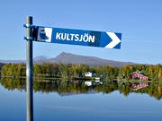 autumn, dead calm, Kult lake, landscapes, Lapland, Saxnas, Statsfjallet, still