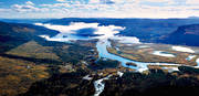 aerial photo, aerial photo, aerial photos, aerial photos, autumn, drone aerial, drnarfoto, Kvikkjokk, landscapes, Lapland, mountain pictures, panorama, Saggat