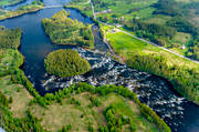 aerial photo, aerial photo, aerial photos, aerial photos, angling, drone aerial, drnarfoto, fishing spots, Indal river, Jamtland, Kvisslestrmmen, Kvitsle, summer