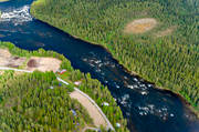 aerial photo, aerial photo, aerial photos, aerial photos, angling, drone aerial, drnarfoto, fishing spots, Indal river, Jamtland, Kvisslestrmmen, Kvitsle, summer