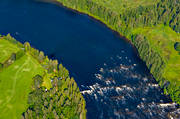 aerial photo, aerial photo, aerial photos, aerial photos, angling, drone aerial, drnarfoto, fishing spots, Indal river, Jamtland, Kvisslestrmmen, Kvitsle, summer