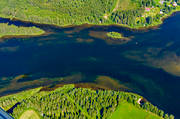 aerial photo, aerial photo, aerial photos, aerial photos, angling, drone aerial, drnarfoto, fishing spots, Indal river, Jamtland, Kvisslestrmmen, Kvitsle, summer